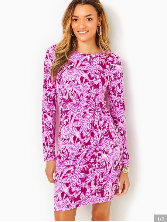 Lilly Pulitzer Dresses & Skirts - Lilly Pulitzer Pink & Light Pink Floral Mini Dress